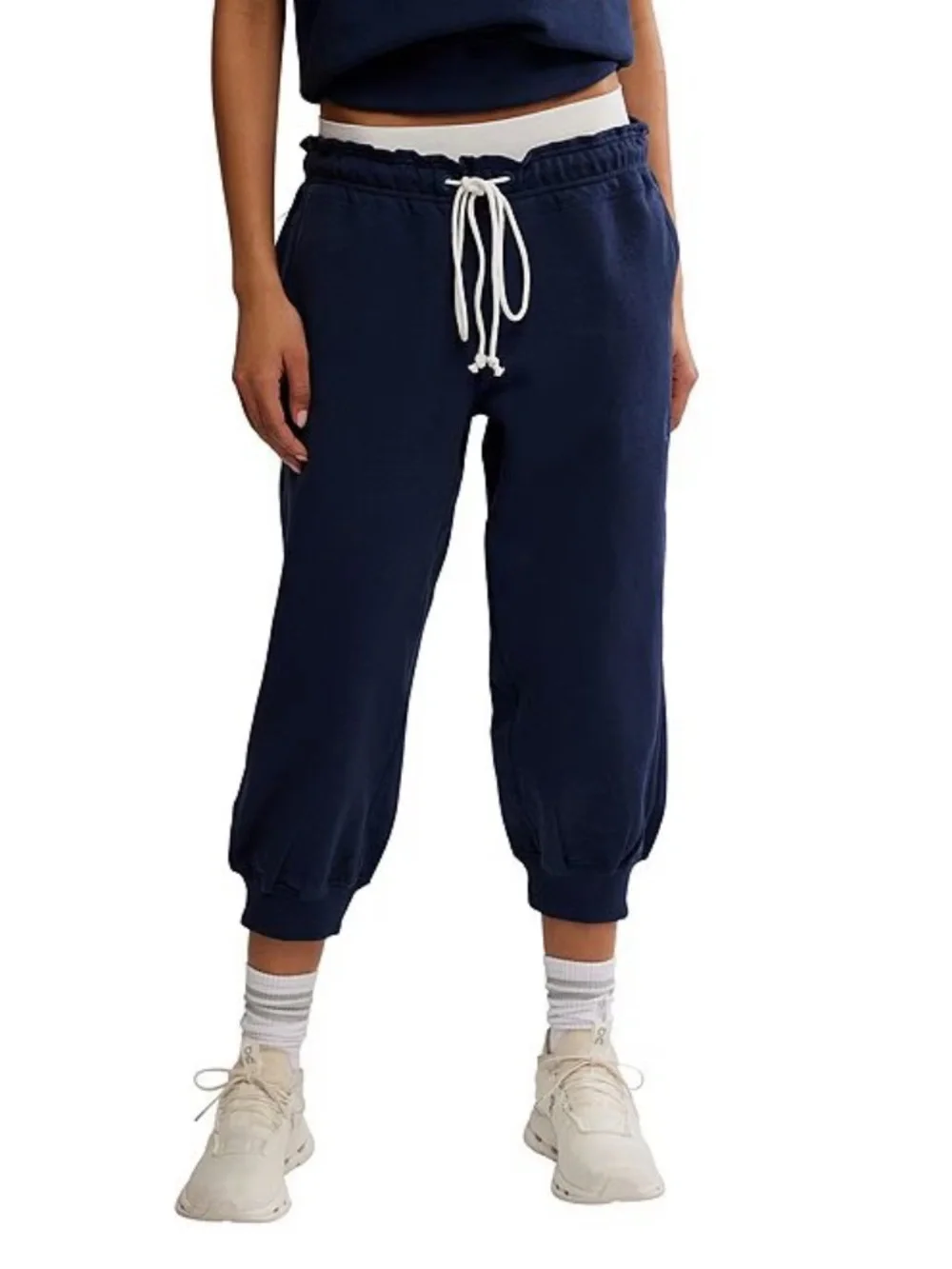 FP FLUTTER CROPPED JOGGER IN MIDNIGHT NAVY - Picture 10 of 11